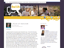 Tablet Screenshot of blog.fontbonne.edu