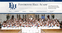 Desktop Screenshot of fontbonne.org