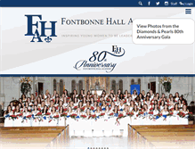 Tablet Screenshot of fontbonne.org