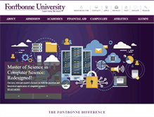 Tablet Screenshot of fontbonne.edu